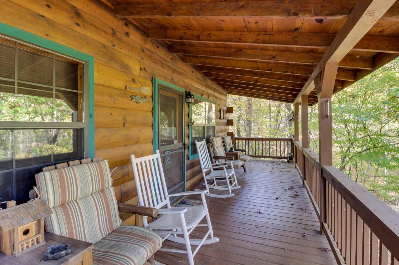 Tree Song Mountain Creek Cabin Ellijay Exterior foto